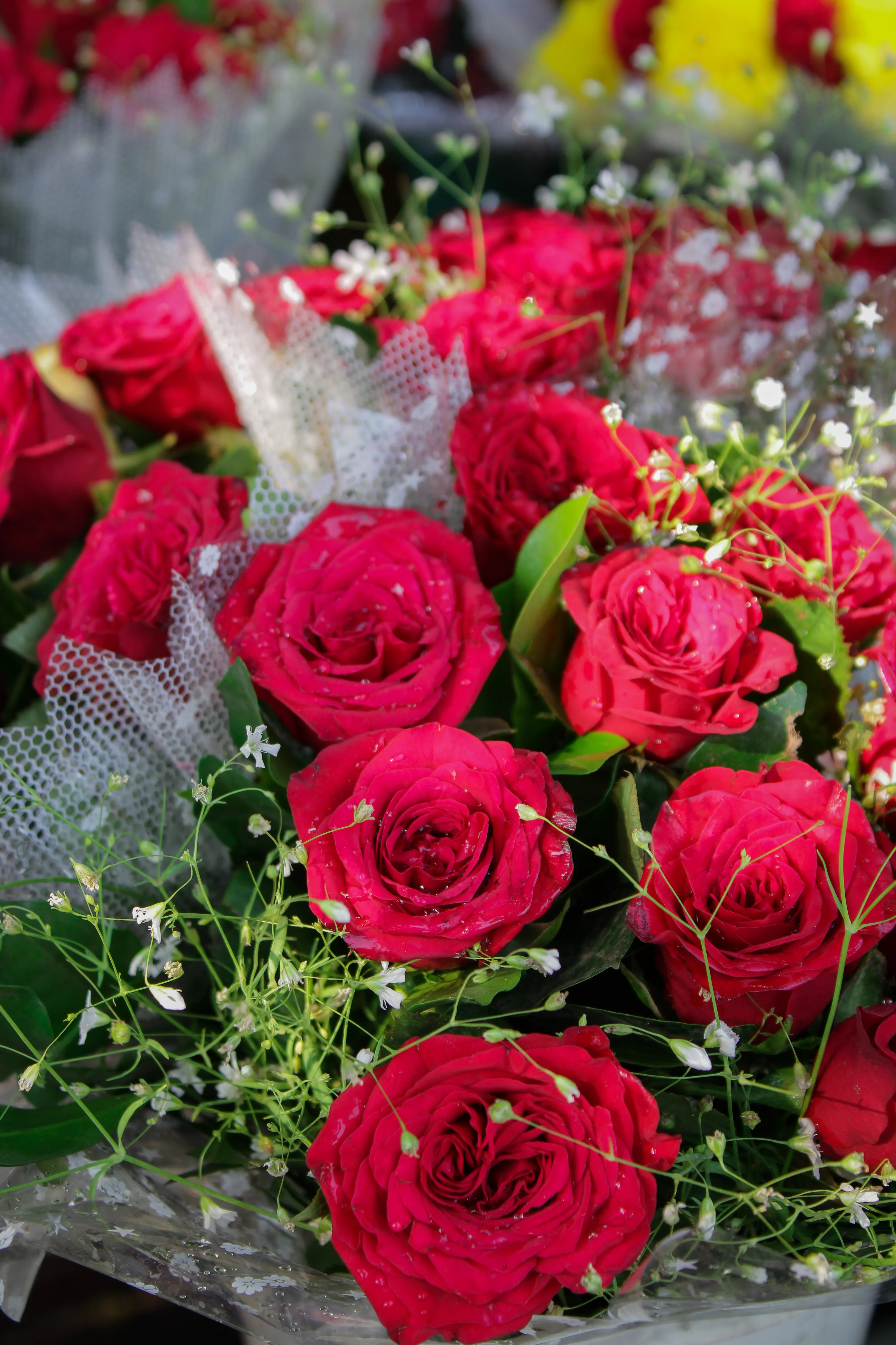 Classic Red Rose Bouquet - view 3