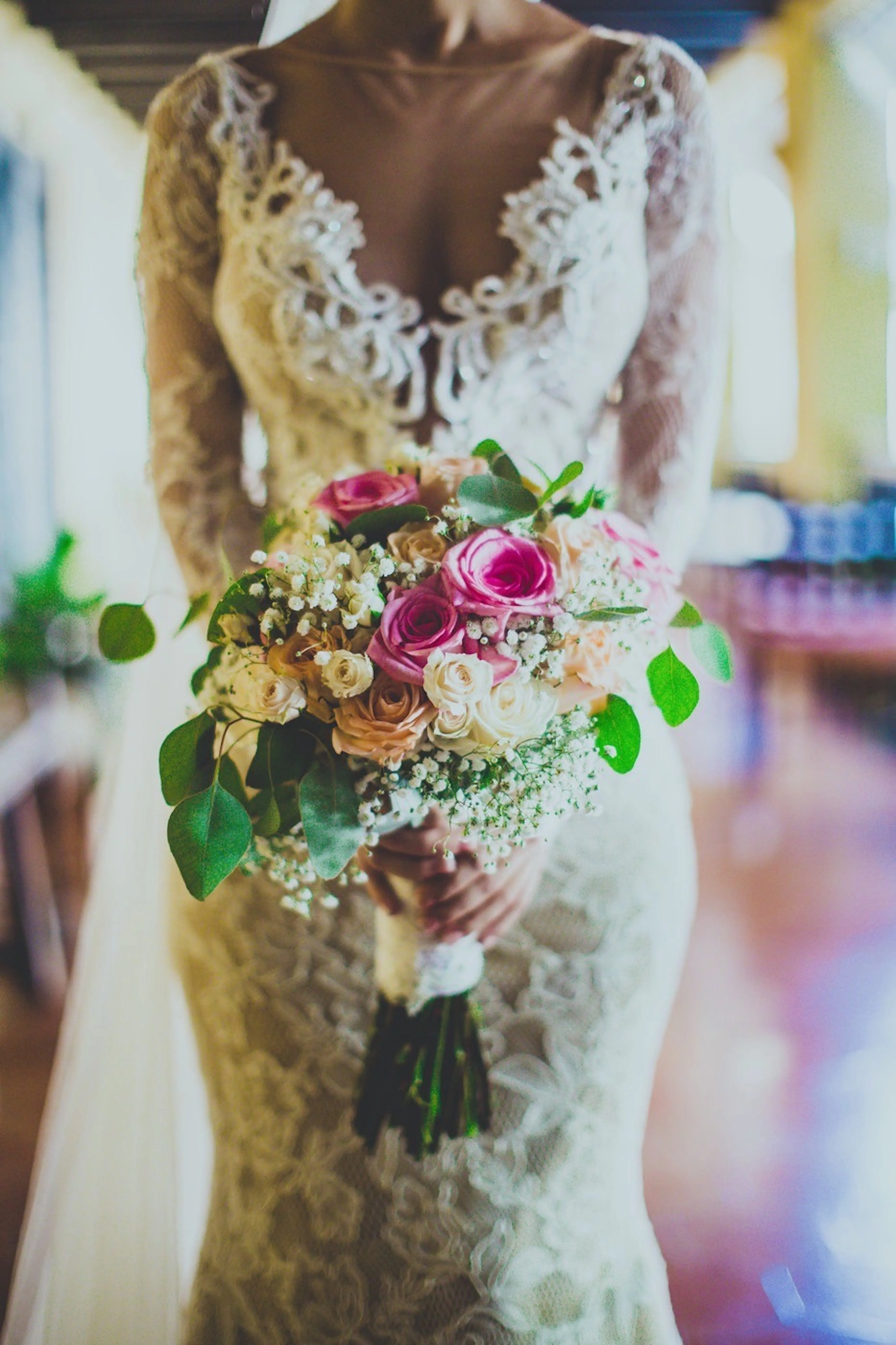 Bridal Cascade Bouquet - view 3