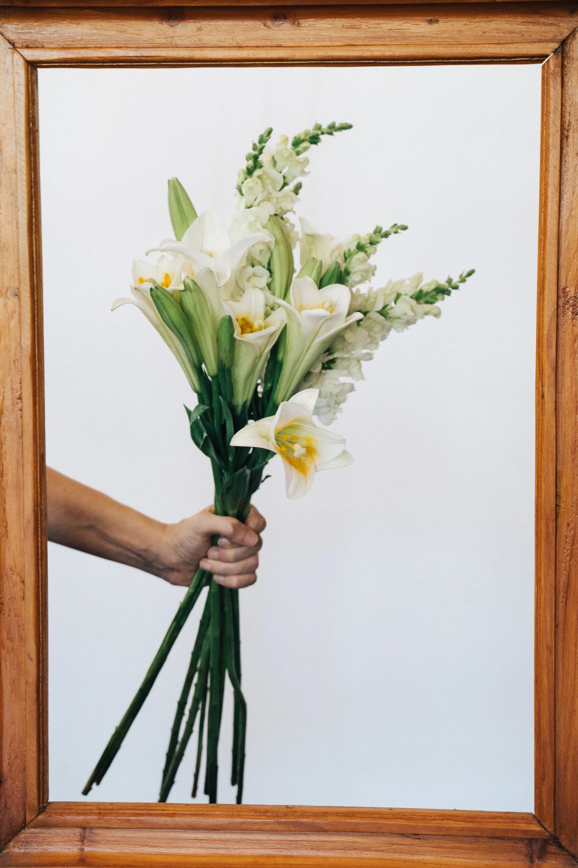 Pure White Lily Bouquet - view 5