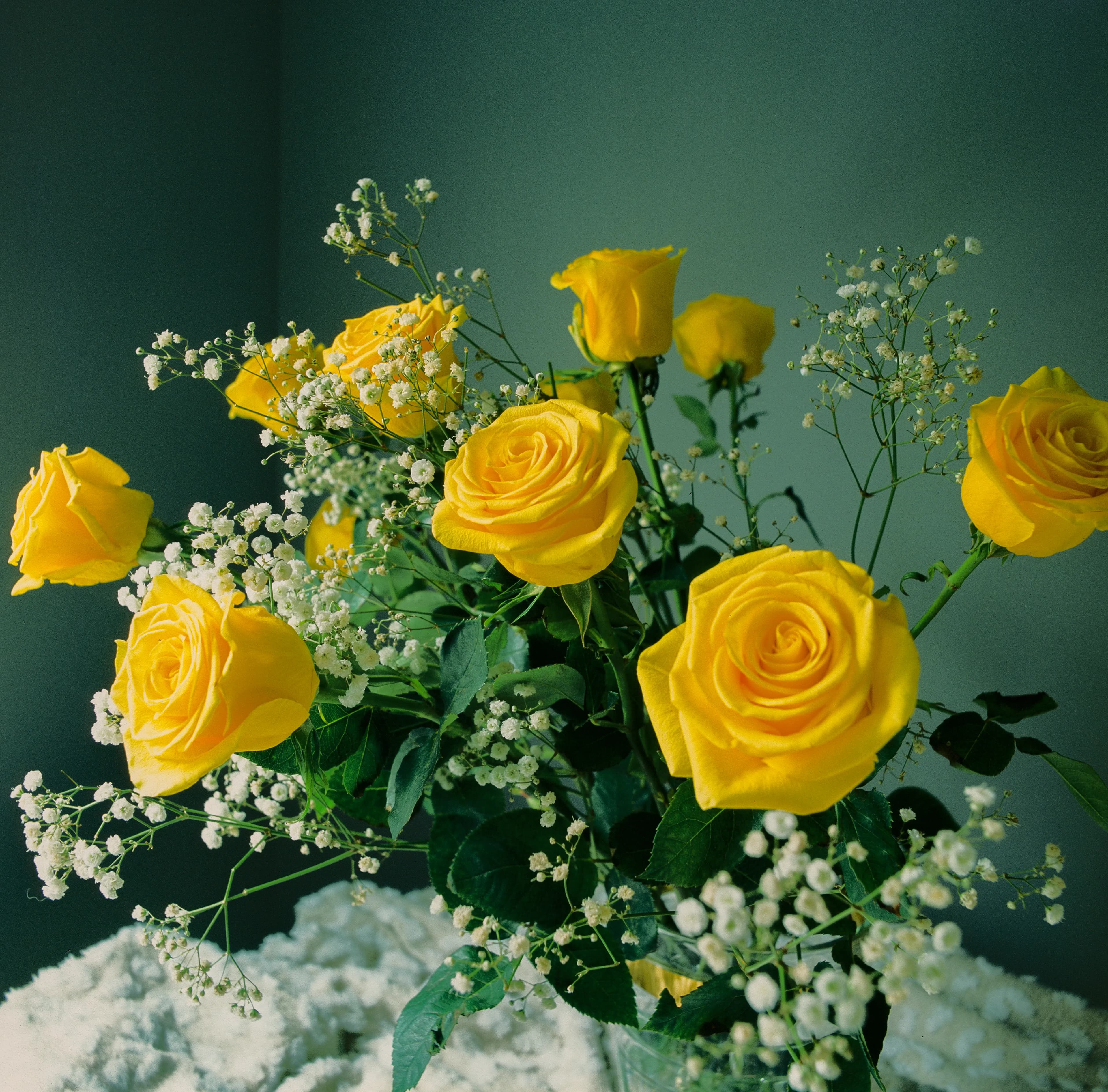 Golden Yellow Rose Bouquet - view 5