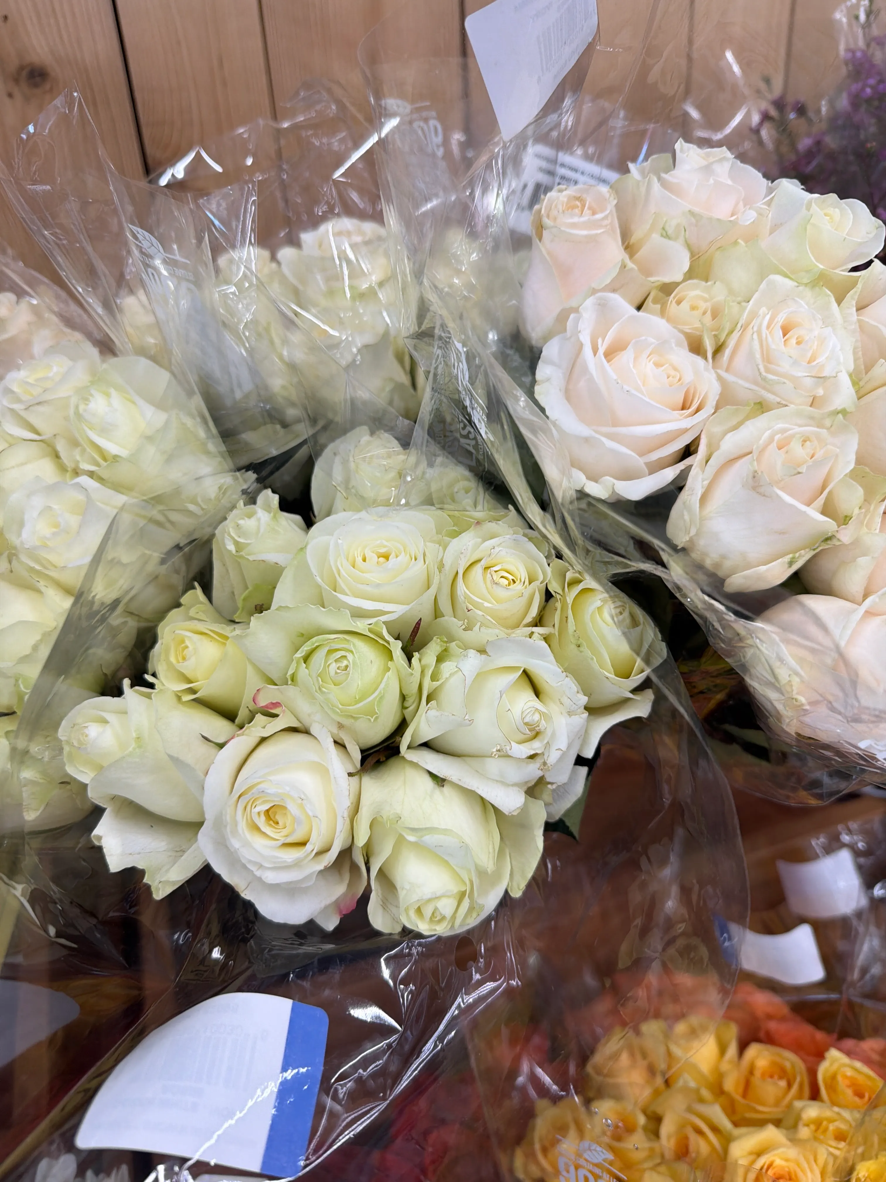 Snow White Rose Bouquet - view 3