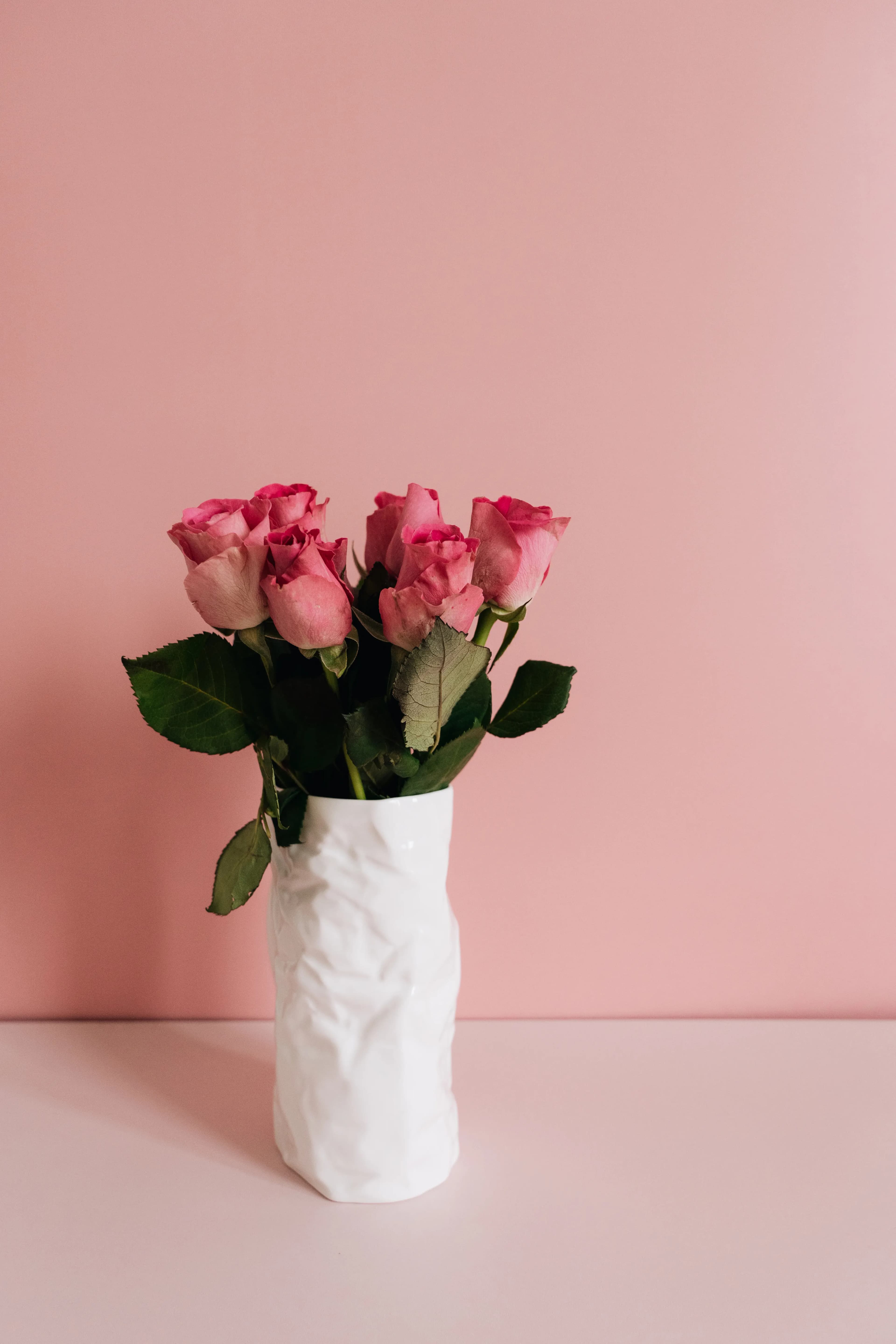 Rosy Pink Rose Bouquet - view 6
